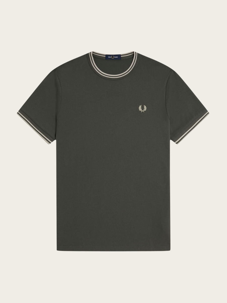 TWIN TIPPED T-SHIRT, GREEN