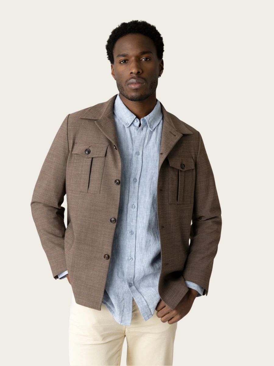 JACOB DYNAMIC LUXE OVERSHIRT, FALCON