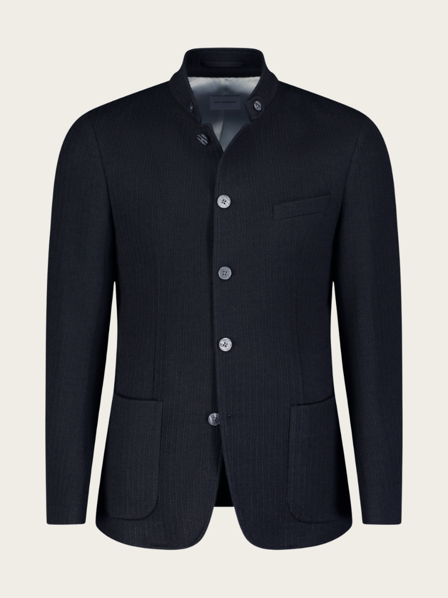 JERSEY BLAZER JACKET, NAVY