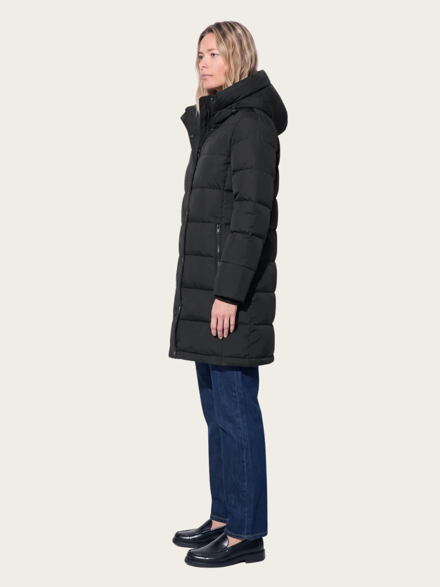 LARK COAT, BLACK