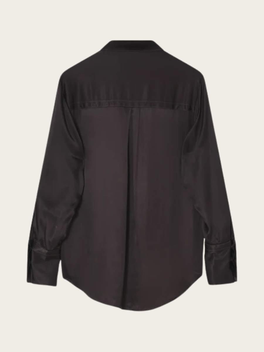 MOLA SILKY TOUCH SHIRT, GANACHE