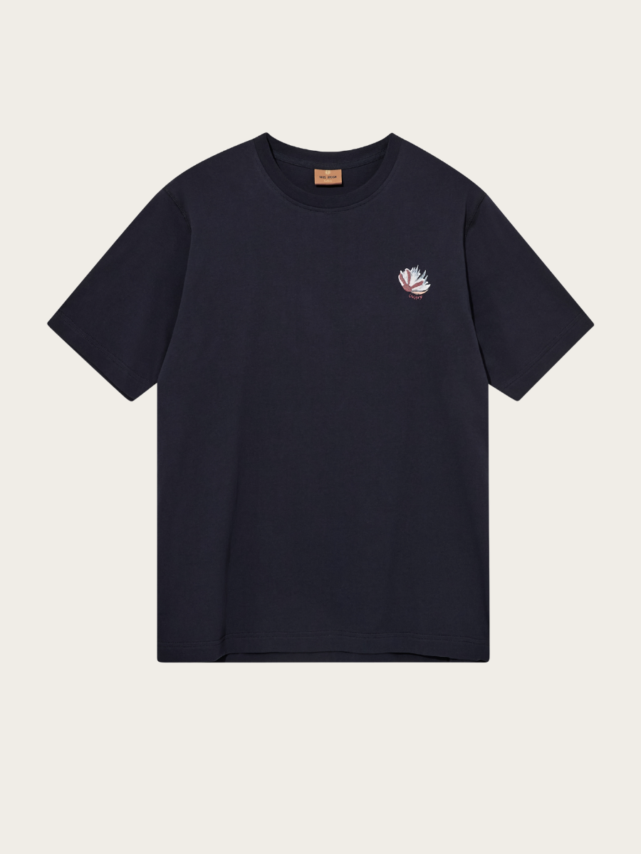 MOTION FLOWER TEE, SALUTE NAVY