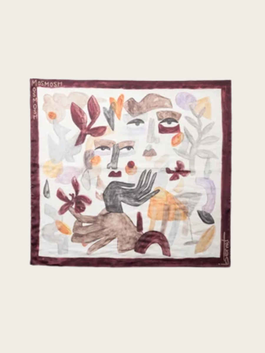 SUZINA BERNAT SCARF, ECRU