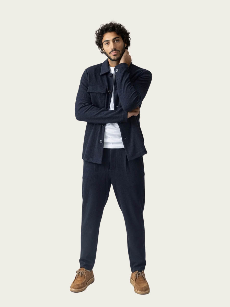 BALDO PORRO PANTS, NAVY