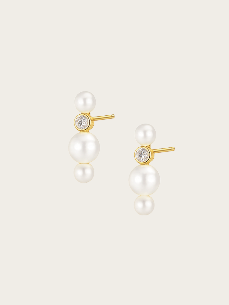 OCEAN EARSTUD 31, GOLD, ENKELTSTYK