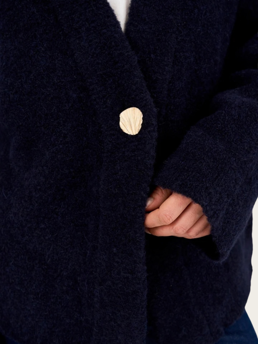 KAYLEN BUTTON CARDIGAN, MIDNIGHT NAVY