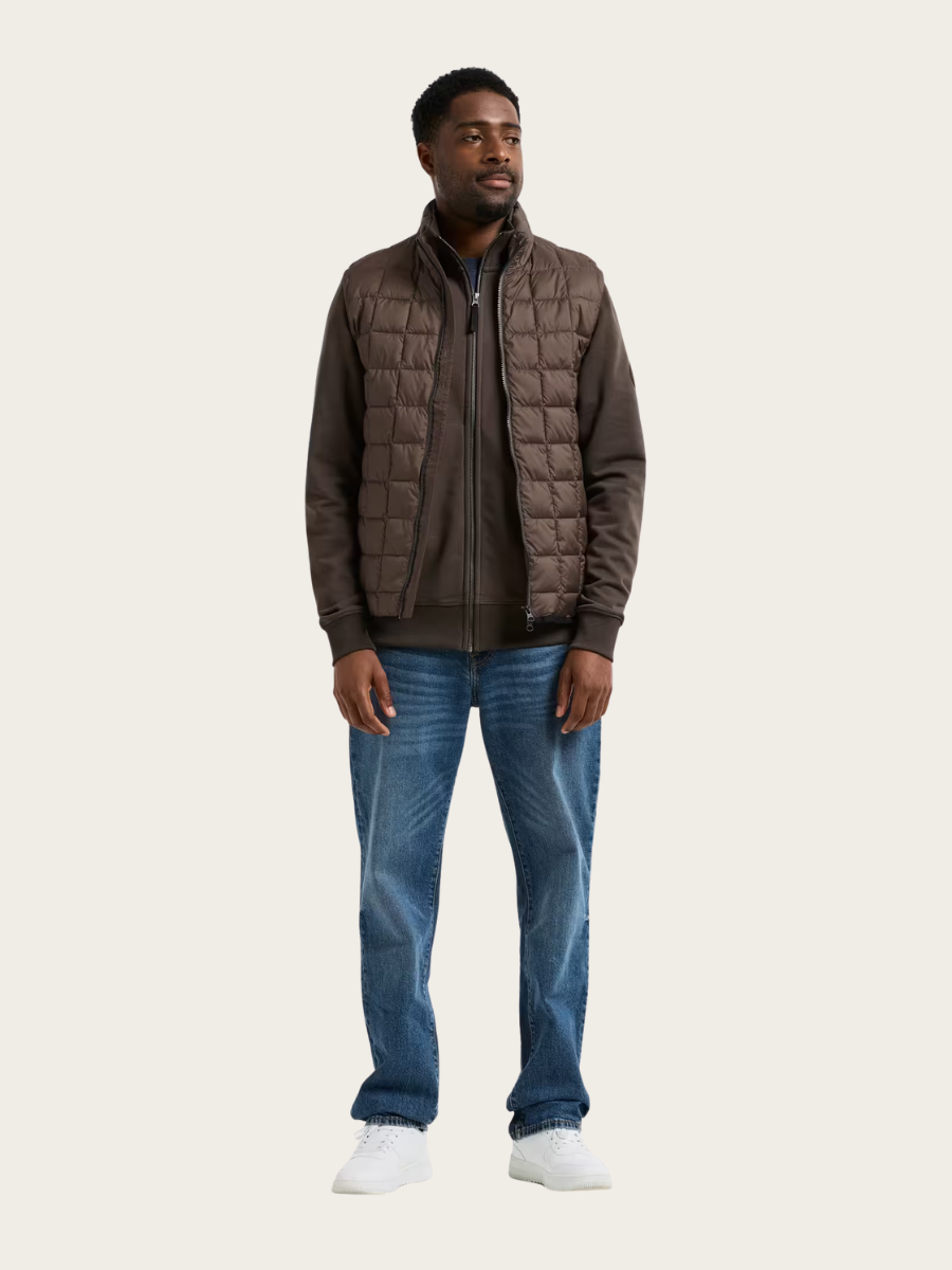 SAMUEL USX VEST, MOCHA BROWN