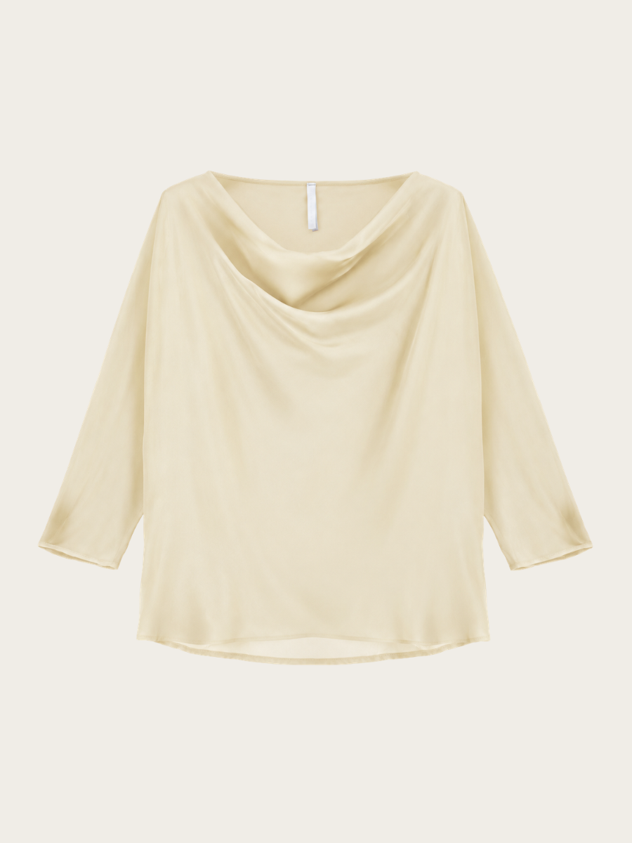 WATERFALL BLOUSE, MARMO