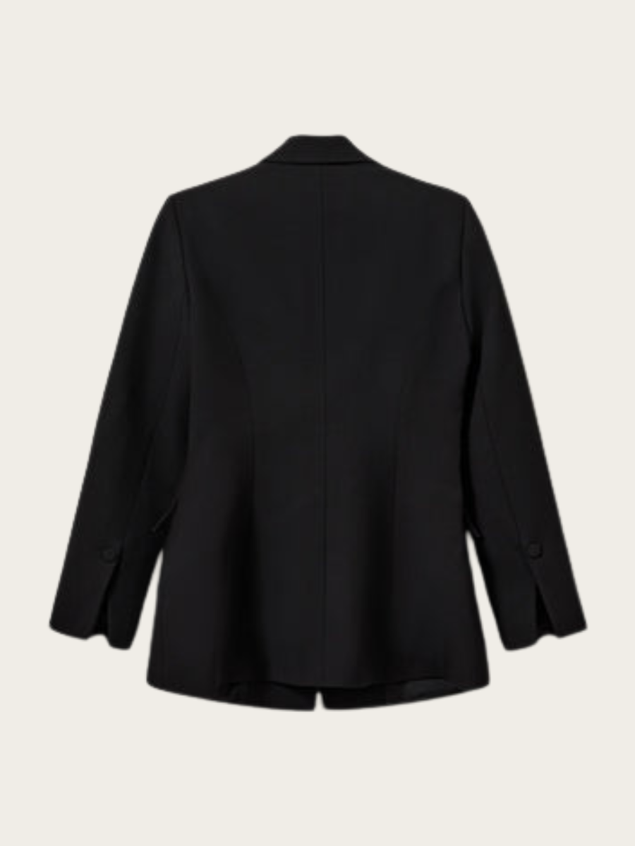 LIORA FITTED BLAZER, BLACK