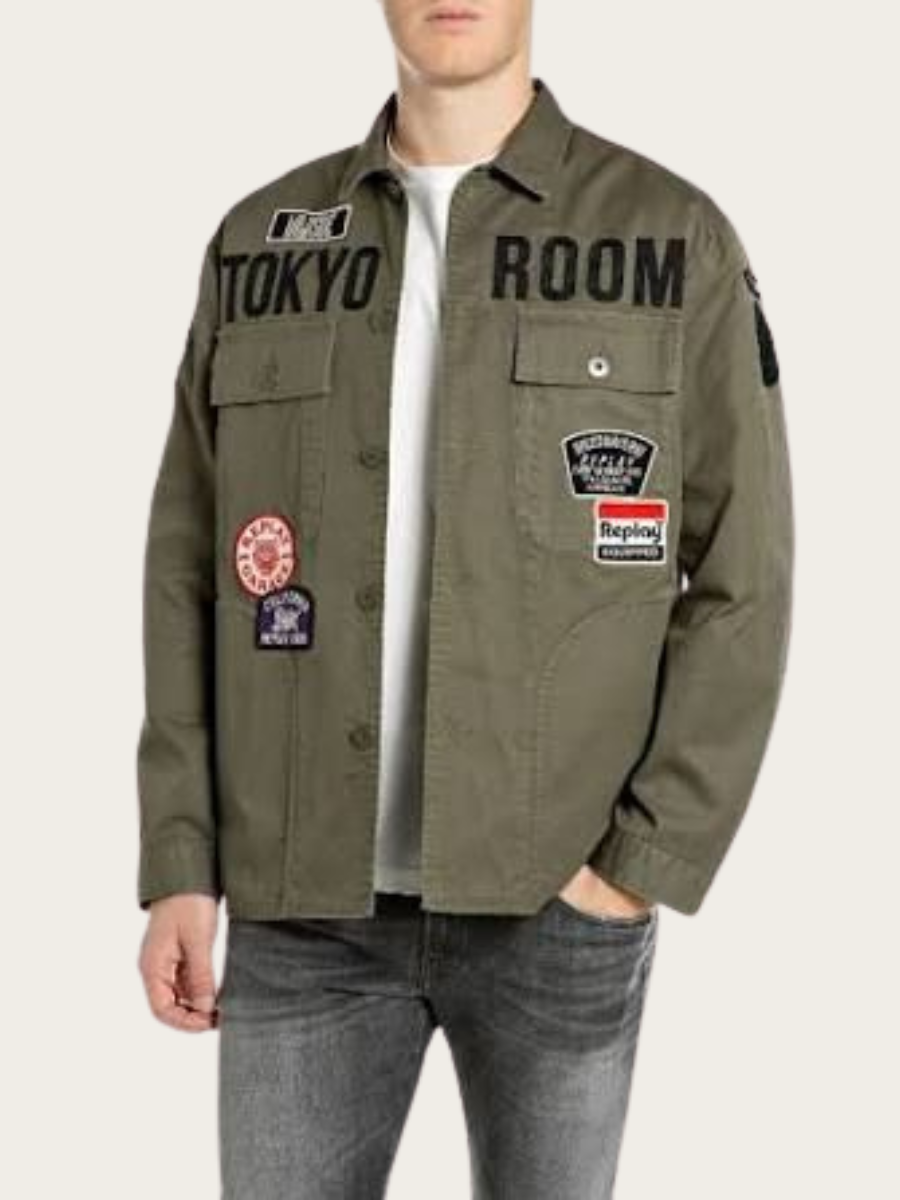 OVERSHIRT, DARK ARMY GREEN