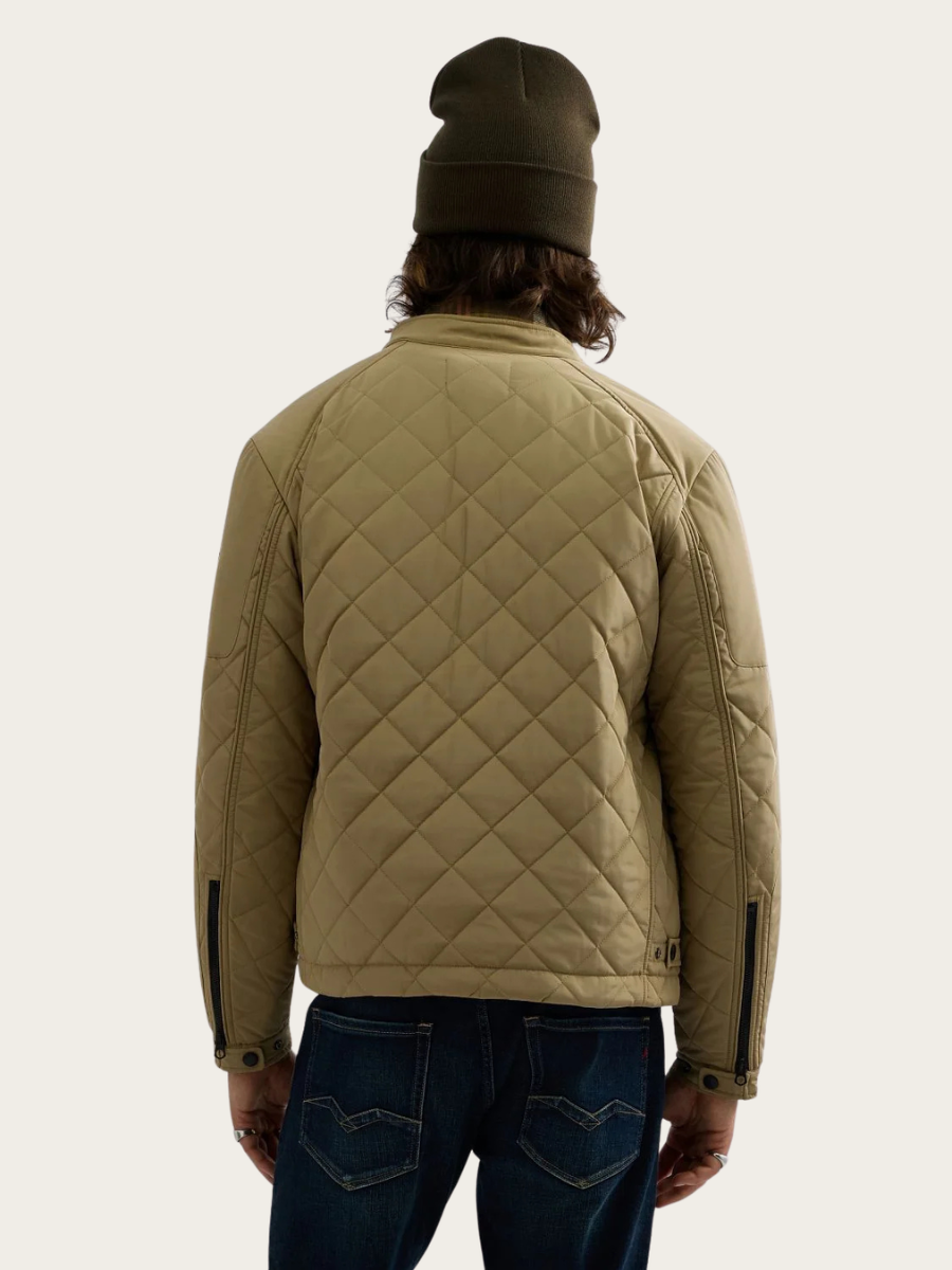 QUILTED JACKET, BEIGE