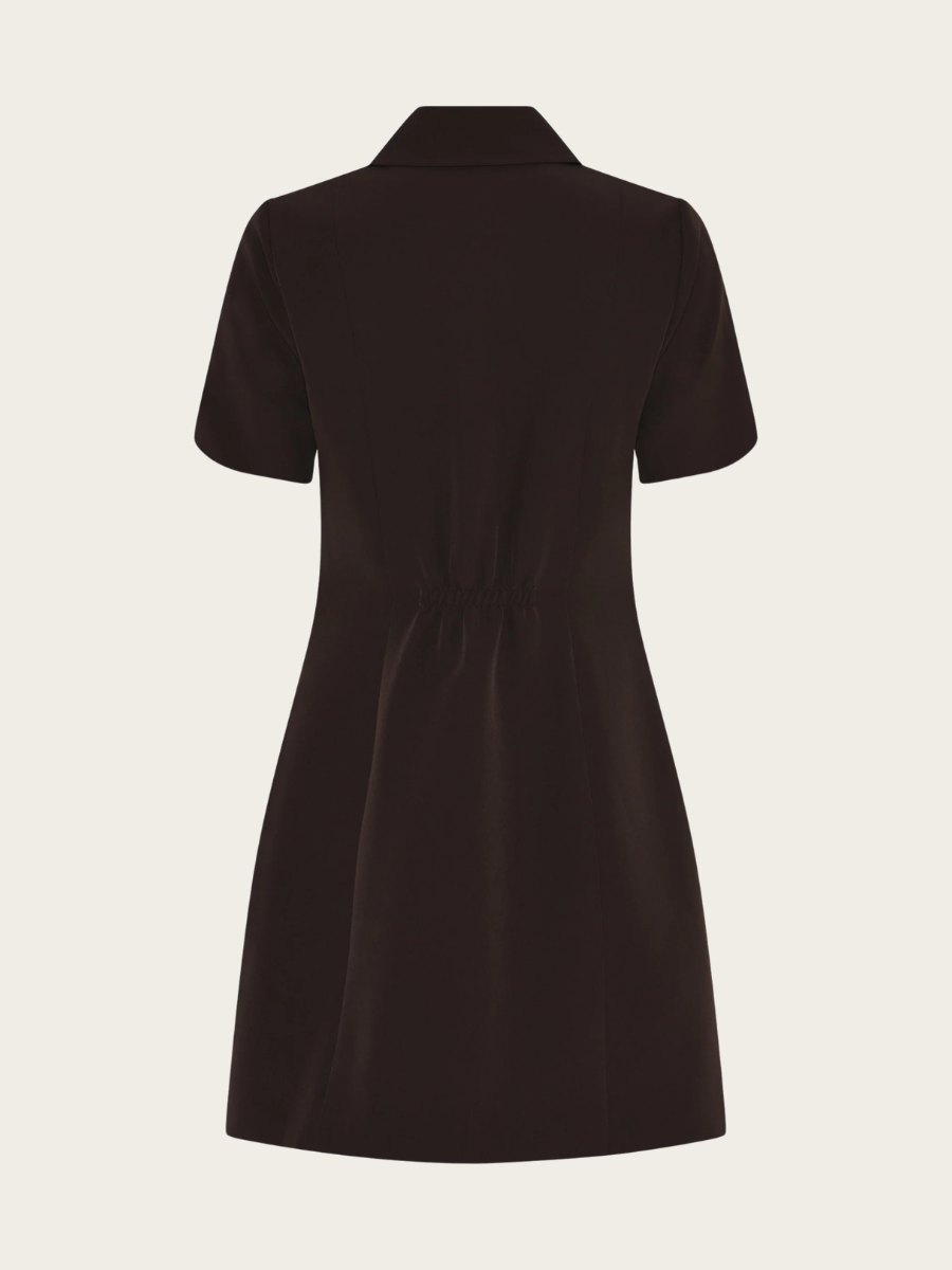 RUBYSUS ZENDIA DRESS, DARK BROWN