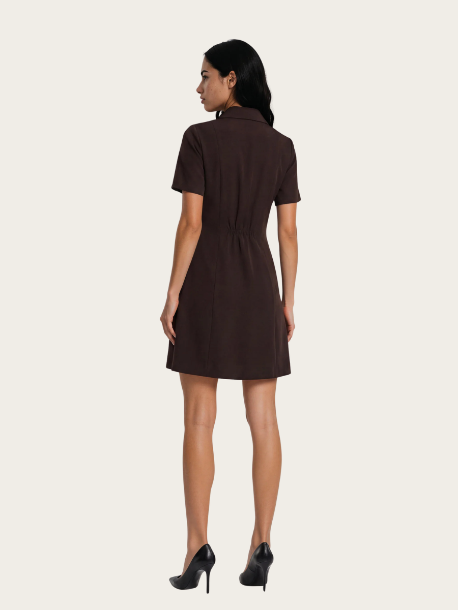 RUBYSUS ZENDIA DRESS, DARK BROWN
