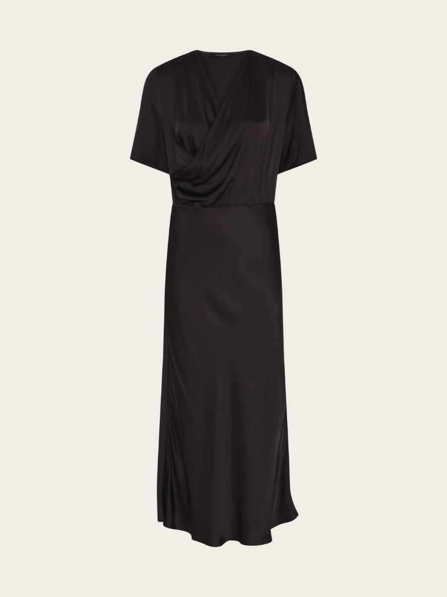 WECKIA NEEMASA DRESS, DARK BROWN