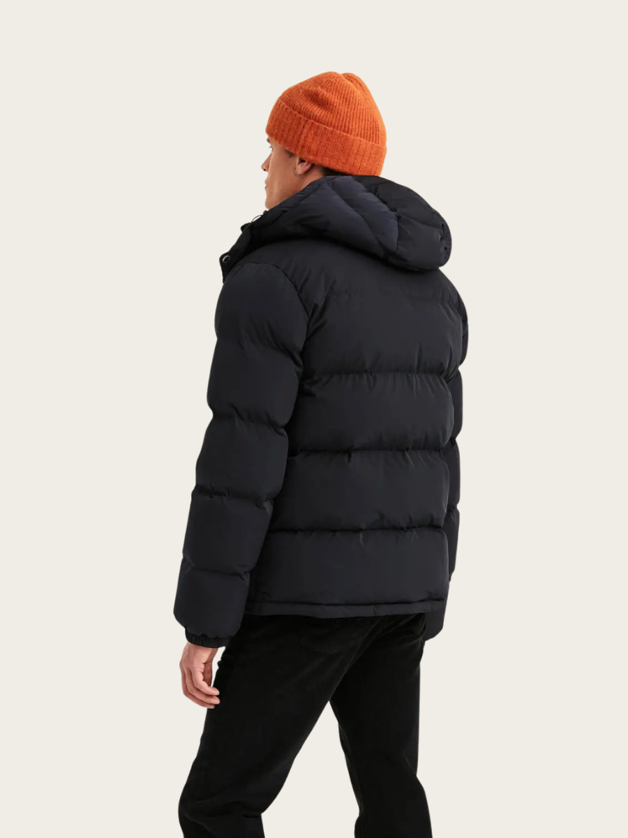 LENNOX PUFFER JACKET, DEEP BLUE