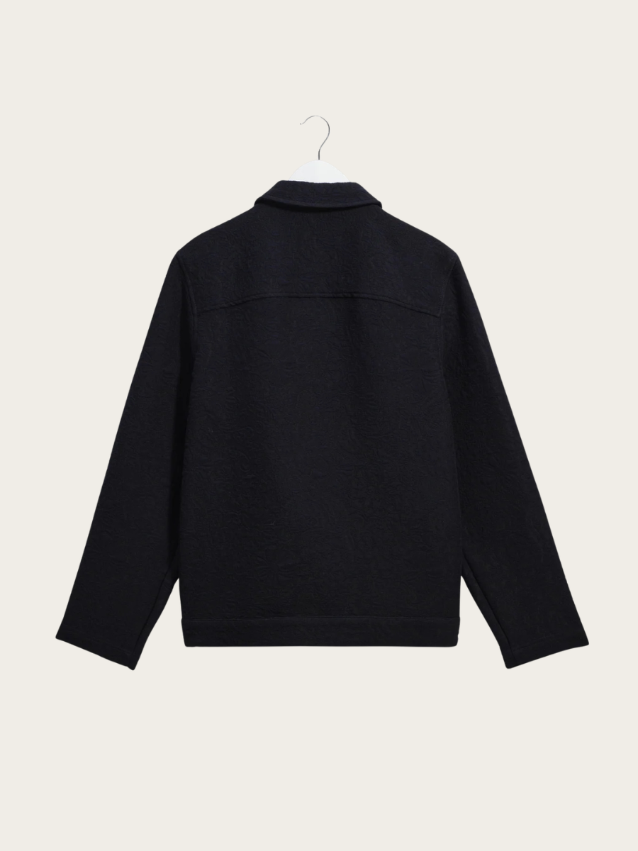 IGGY TONAL JACQUARD JACKET, NAVY