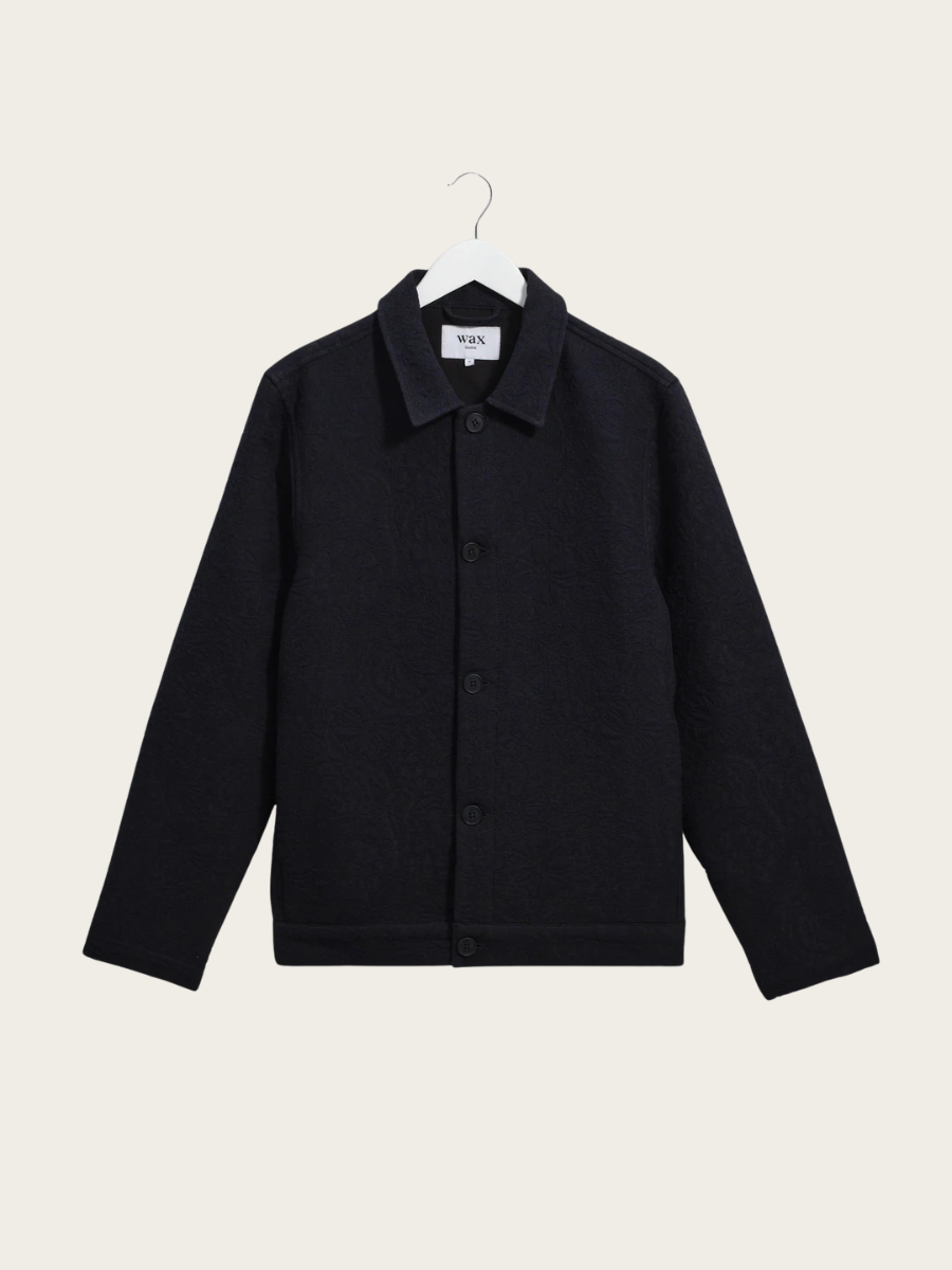 IGGY TONAL JACQUARD JACKET, NAVY