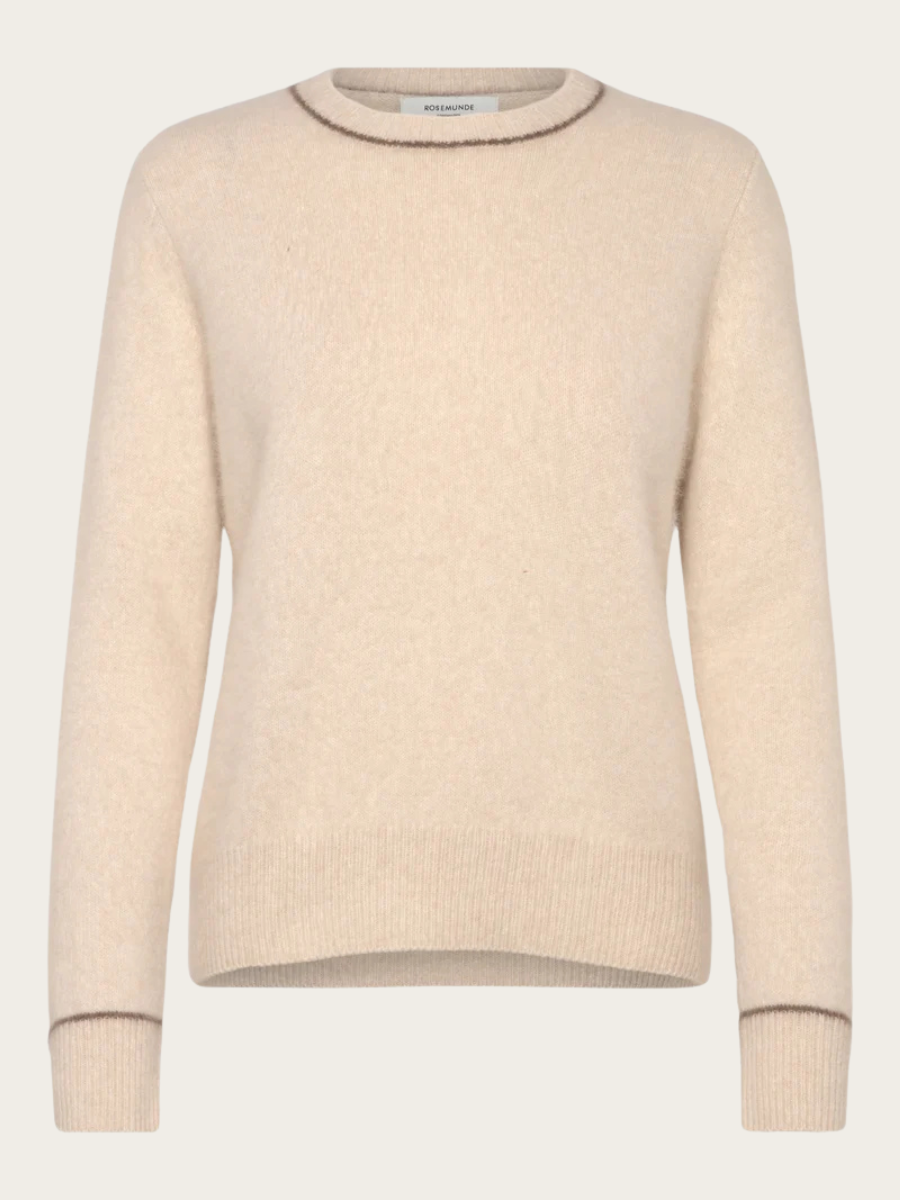 FOXY LS O-NECK PULLOVER, IVORY