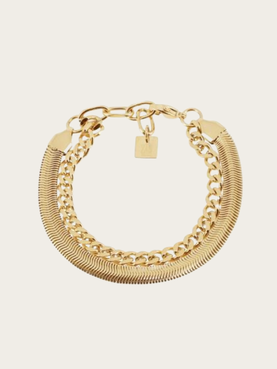 MULTI BRACELET, GOLDPLATED
