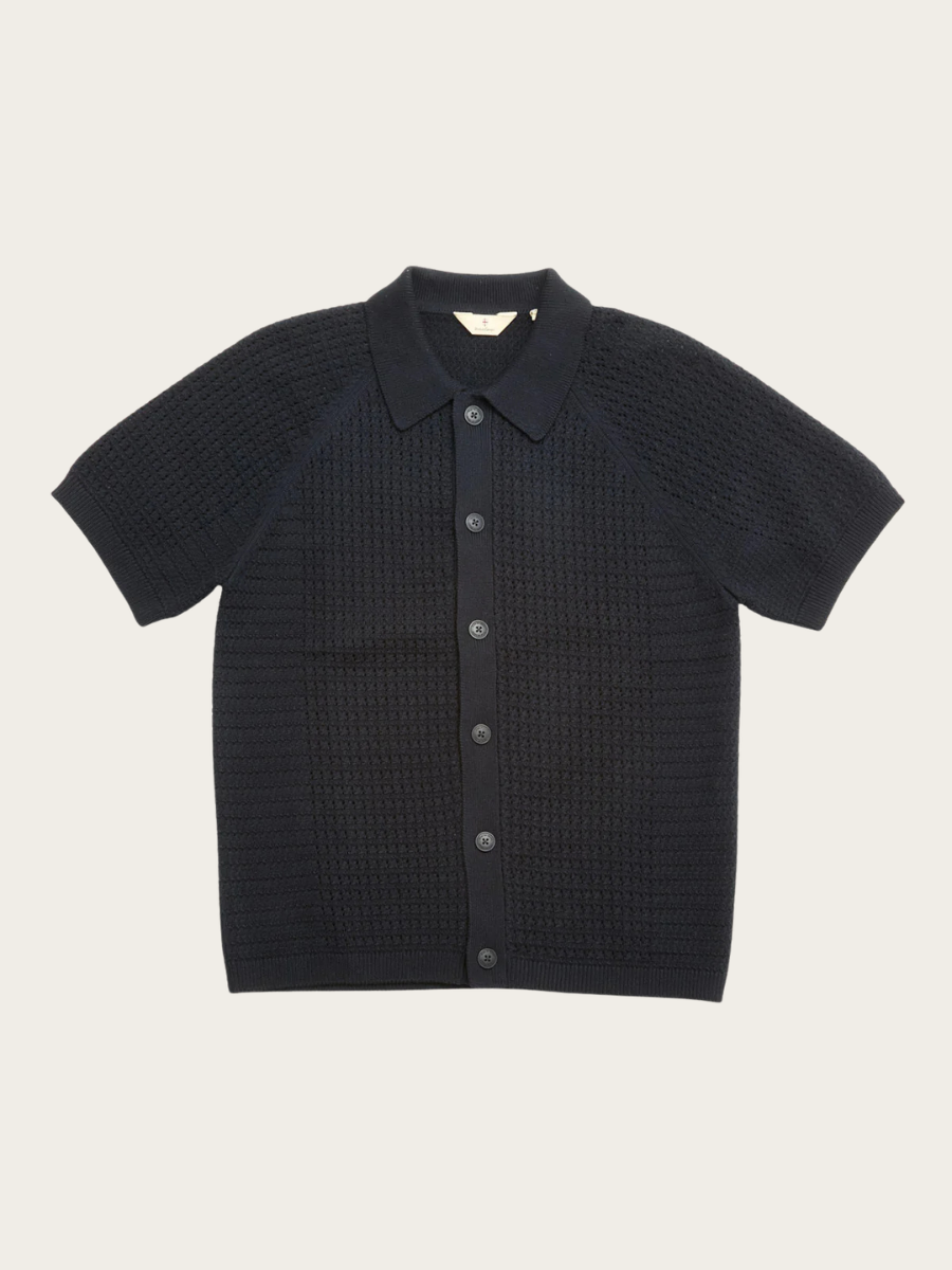 BILLY S/S CARDIGAN, DARK NAVY