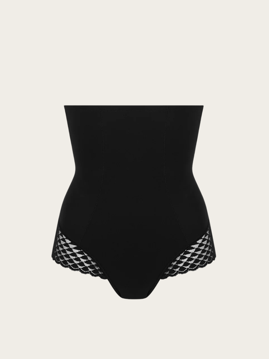 SUBTILE HIGH WAIST SHAPER BRIEF, BLACK
