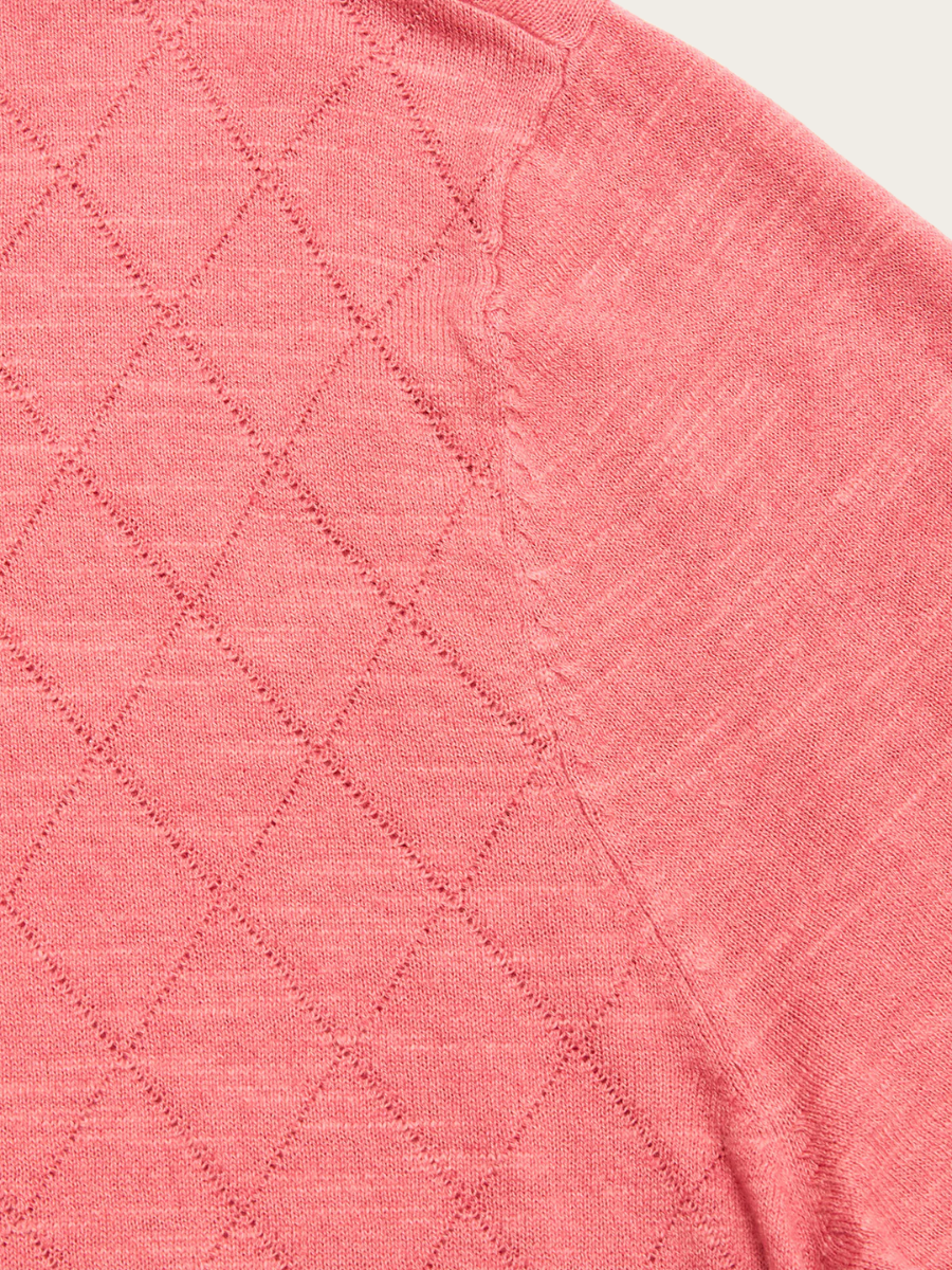 WALLY DIAMOND POLO, CORAL