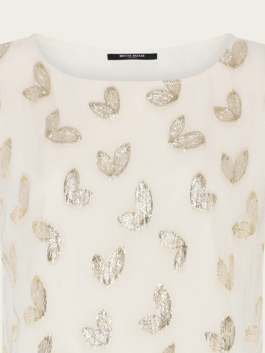 LICUALA ALOA BLOUSE, MOONBEAM