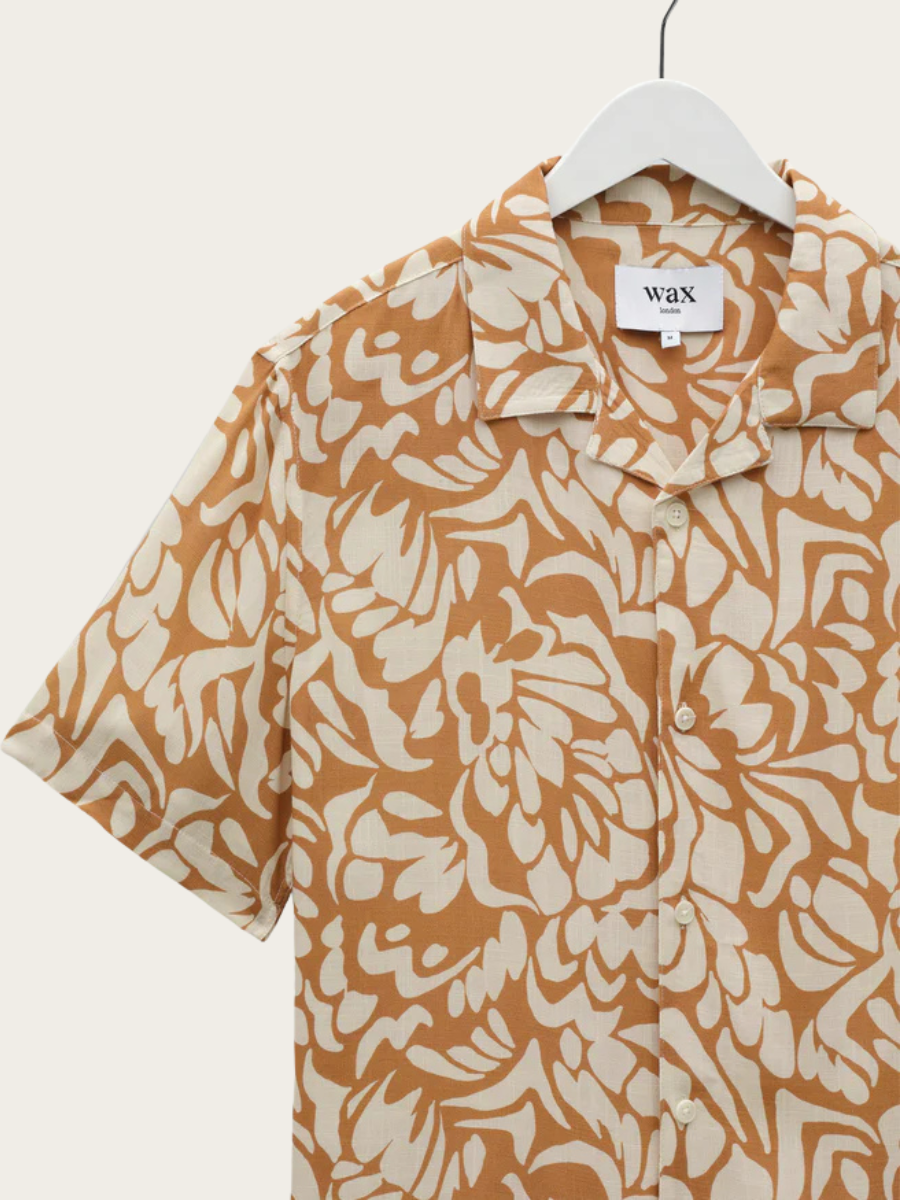 DIDCOT SS SHIRT, TAN/BEIGE