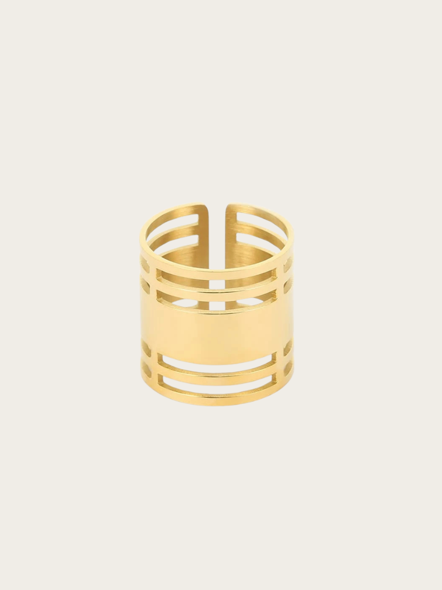 MANDOZA RING, GOLDPLATED
