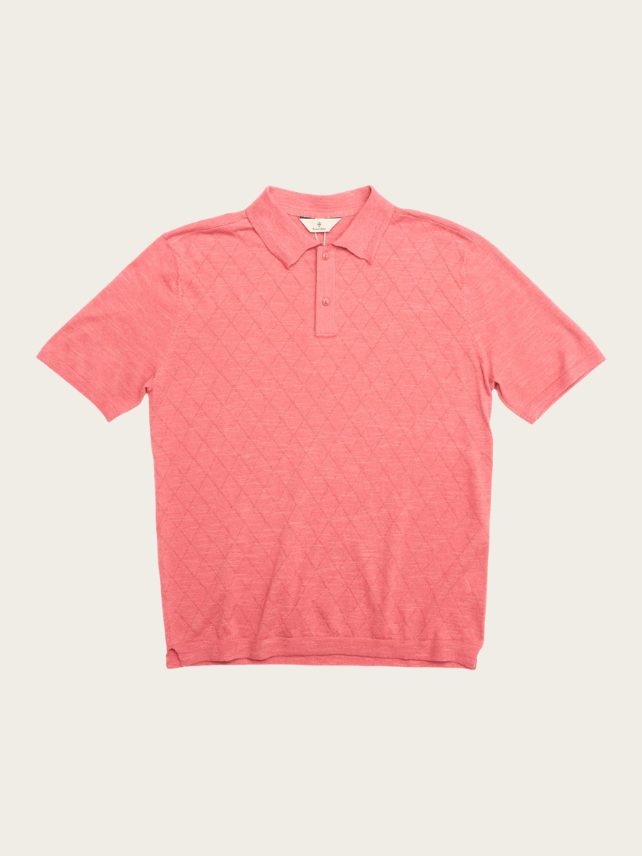WALLY DIAMOND POLO, CORAL