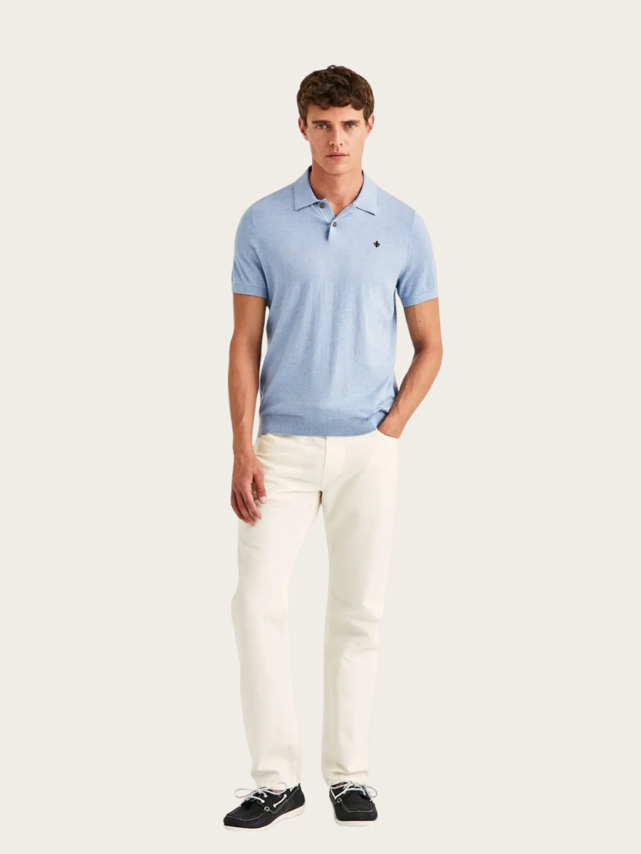 RILEY SS POLO, BLUE