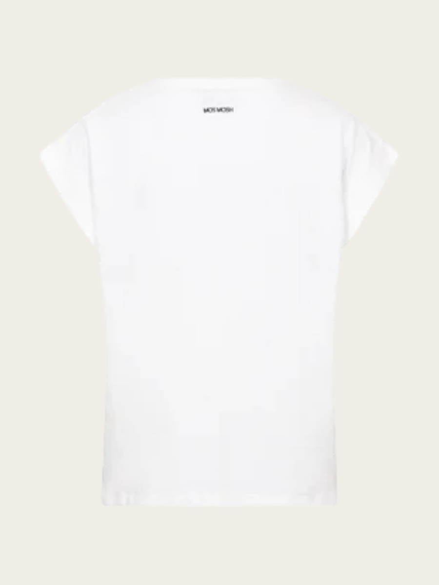 SILAO V-NK SS TEE, WHITE