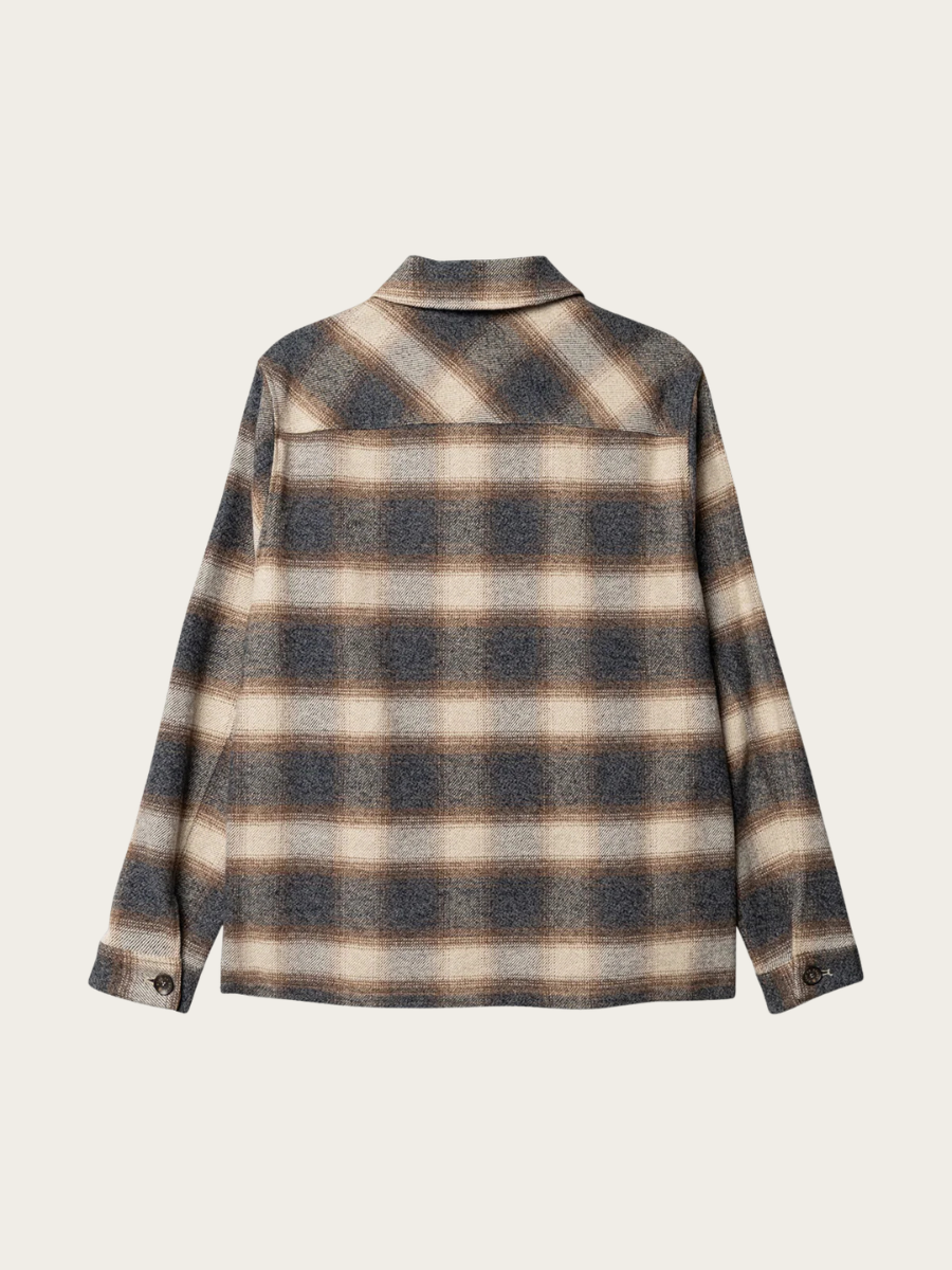 YODO CHECK OVERSHIRT, DARK GREY CHECK