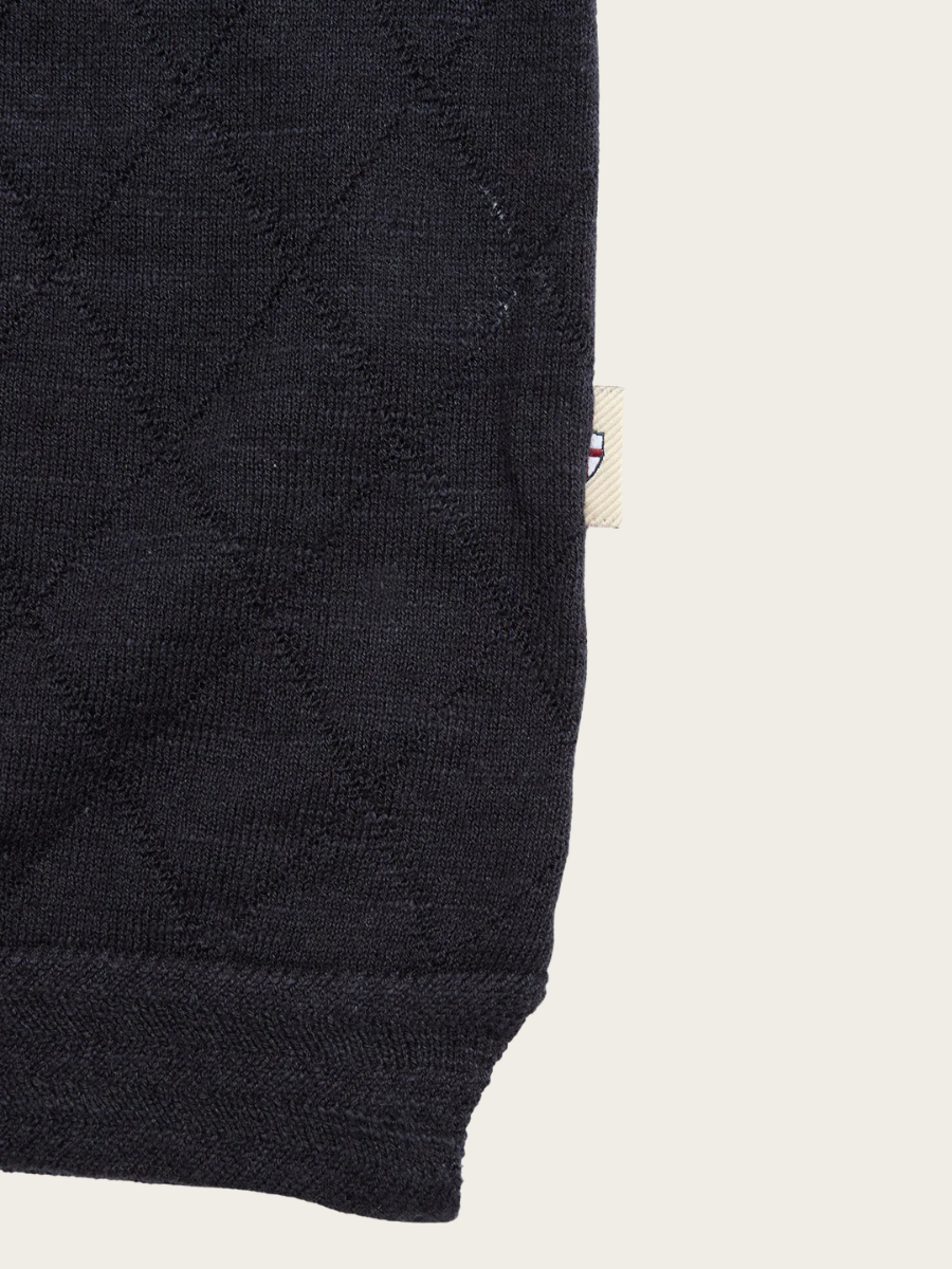 WALLY DIAMOND POLO, DARK NAVY