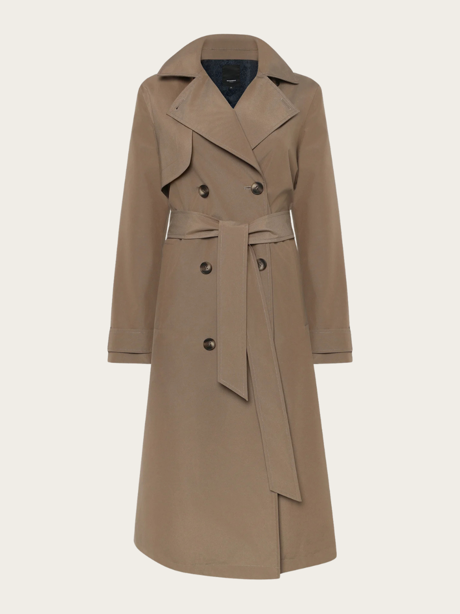 NOVIE COAT, TAUPE