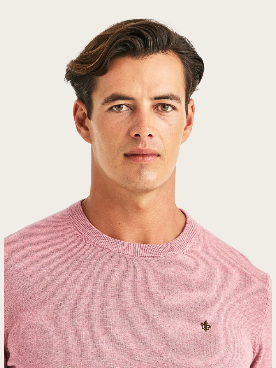 RILEY ONECK KNIT, PINK