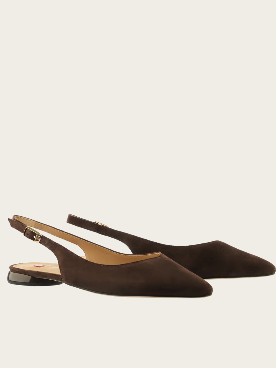 MONA SLING BALLERINA, CHOCPLUM