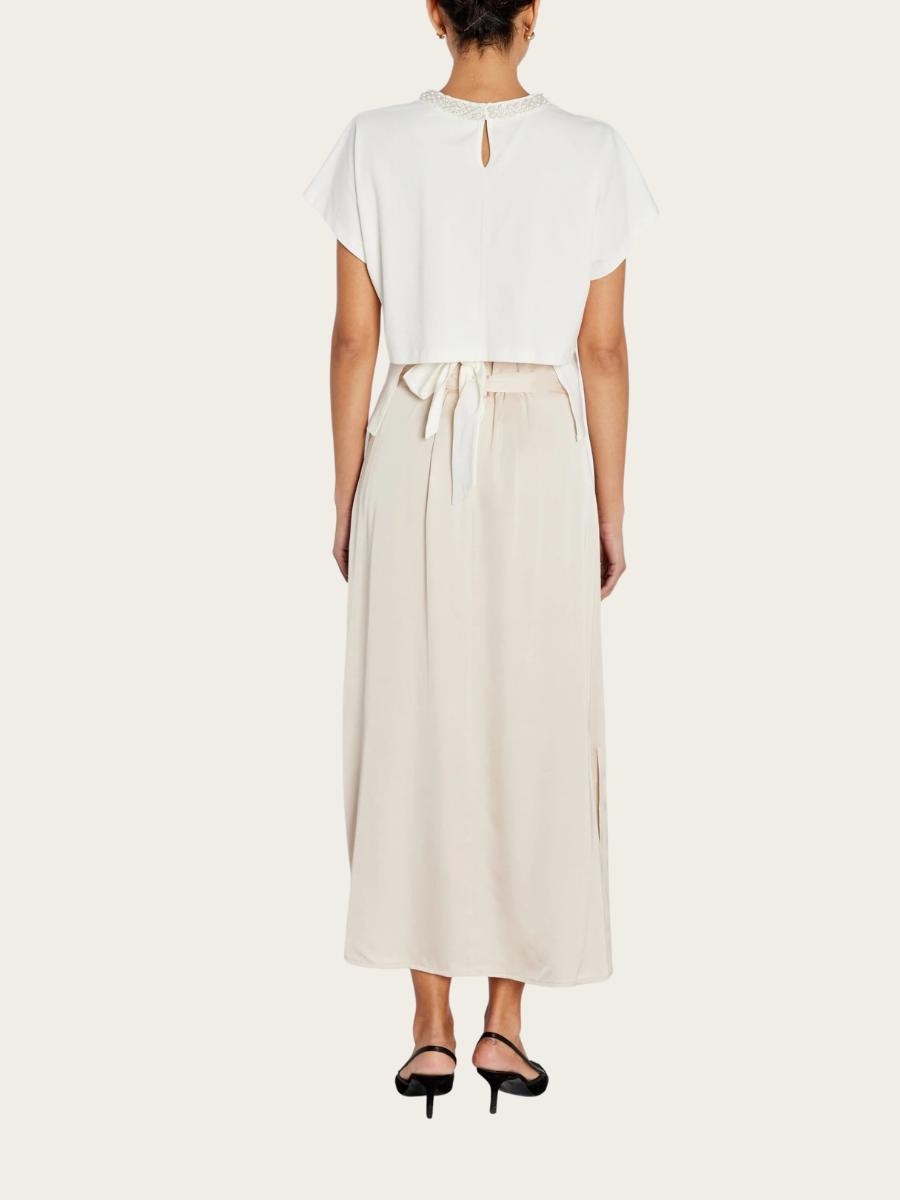 WECKIA SURINA SKIRT, BEIGE