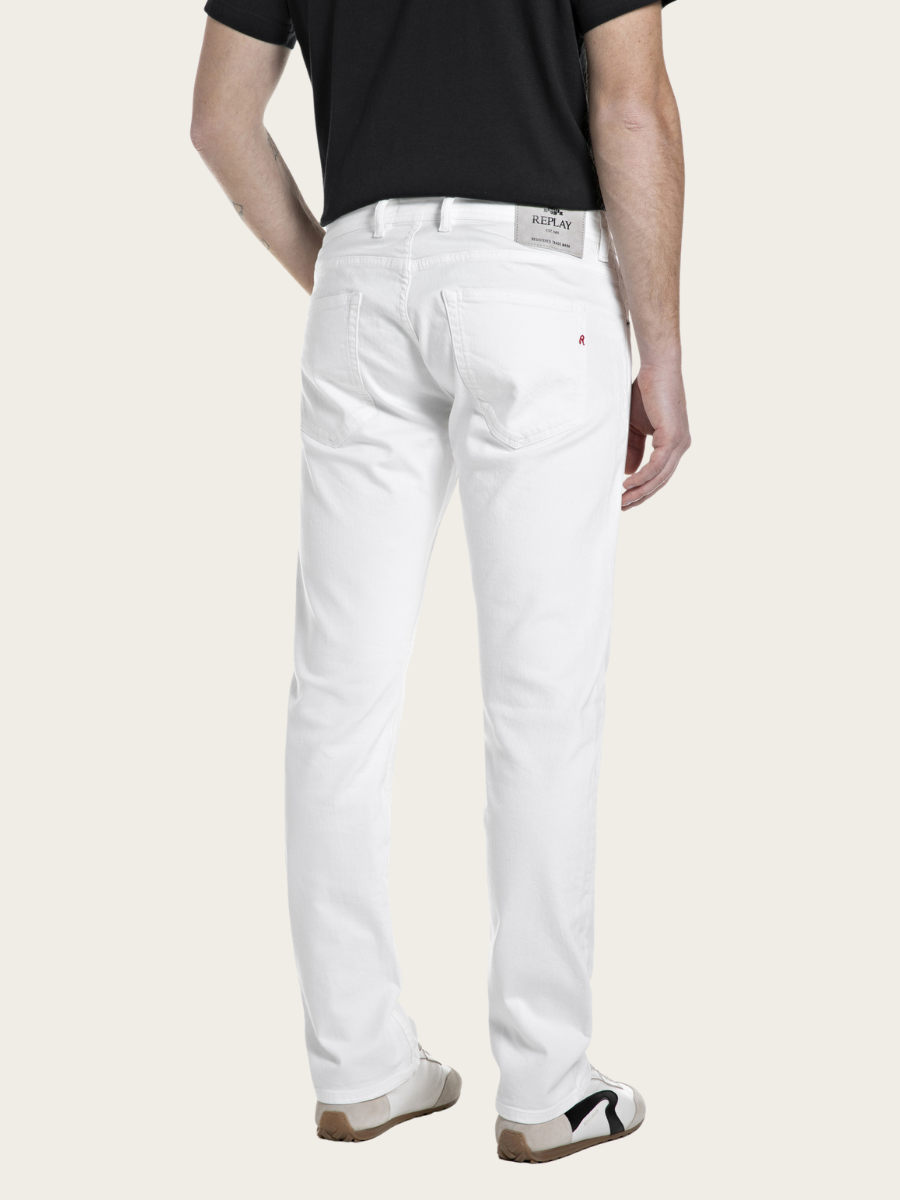 GROVER STRAIGHT FIT JEANS, WHITE