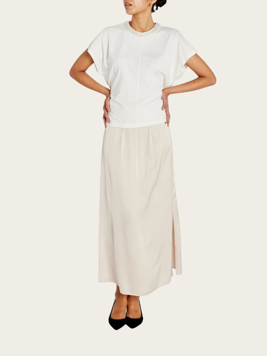 WECKIA SURINA SKIRT, BEIGE