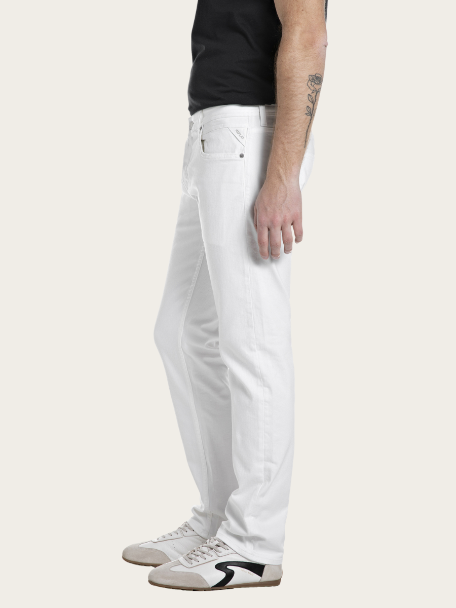GROVER STRAIGHT FIT JEANS, WHITE