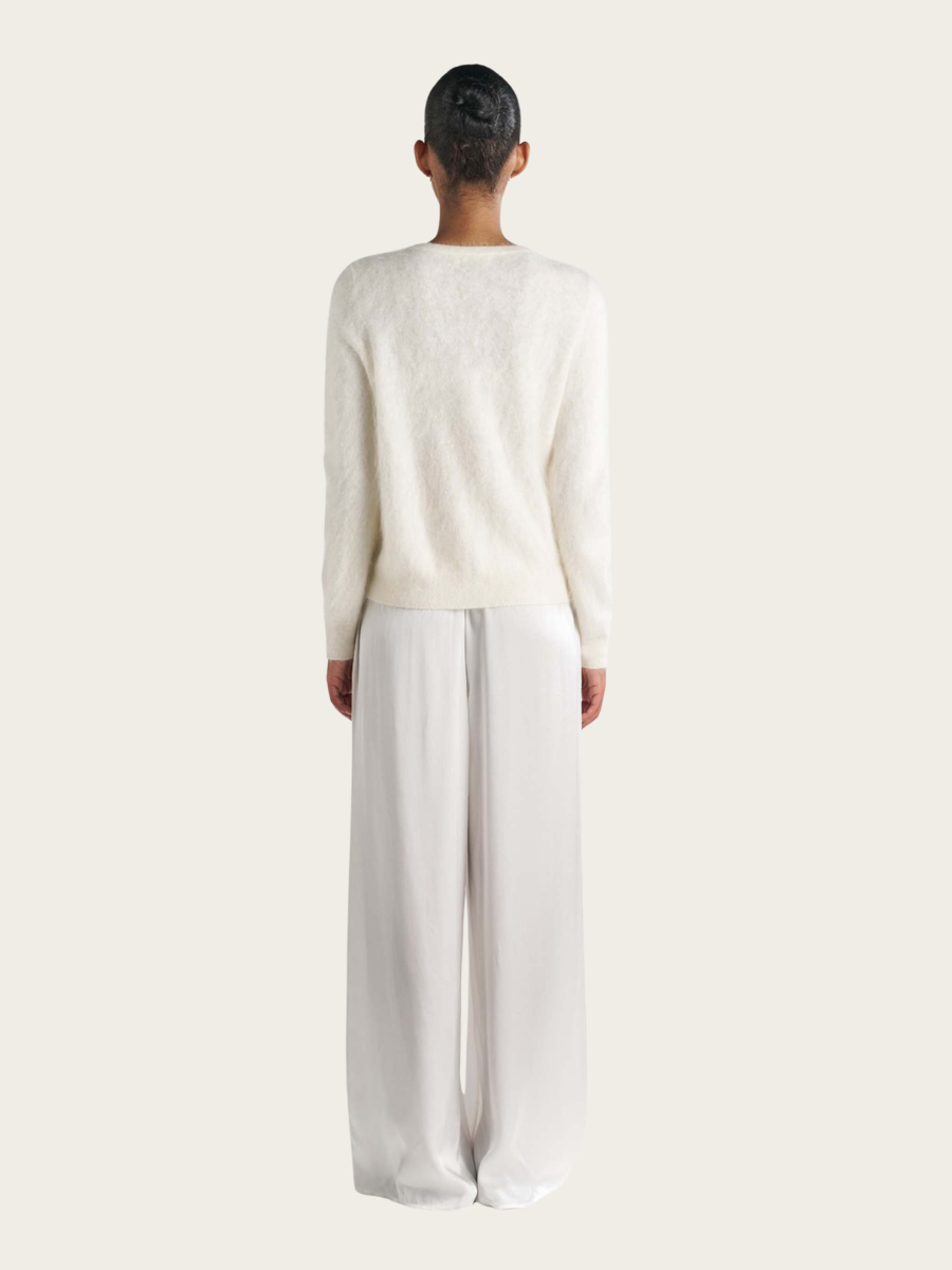 OLGA CARDIGAN, OFF WHITE