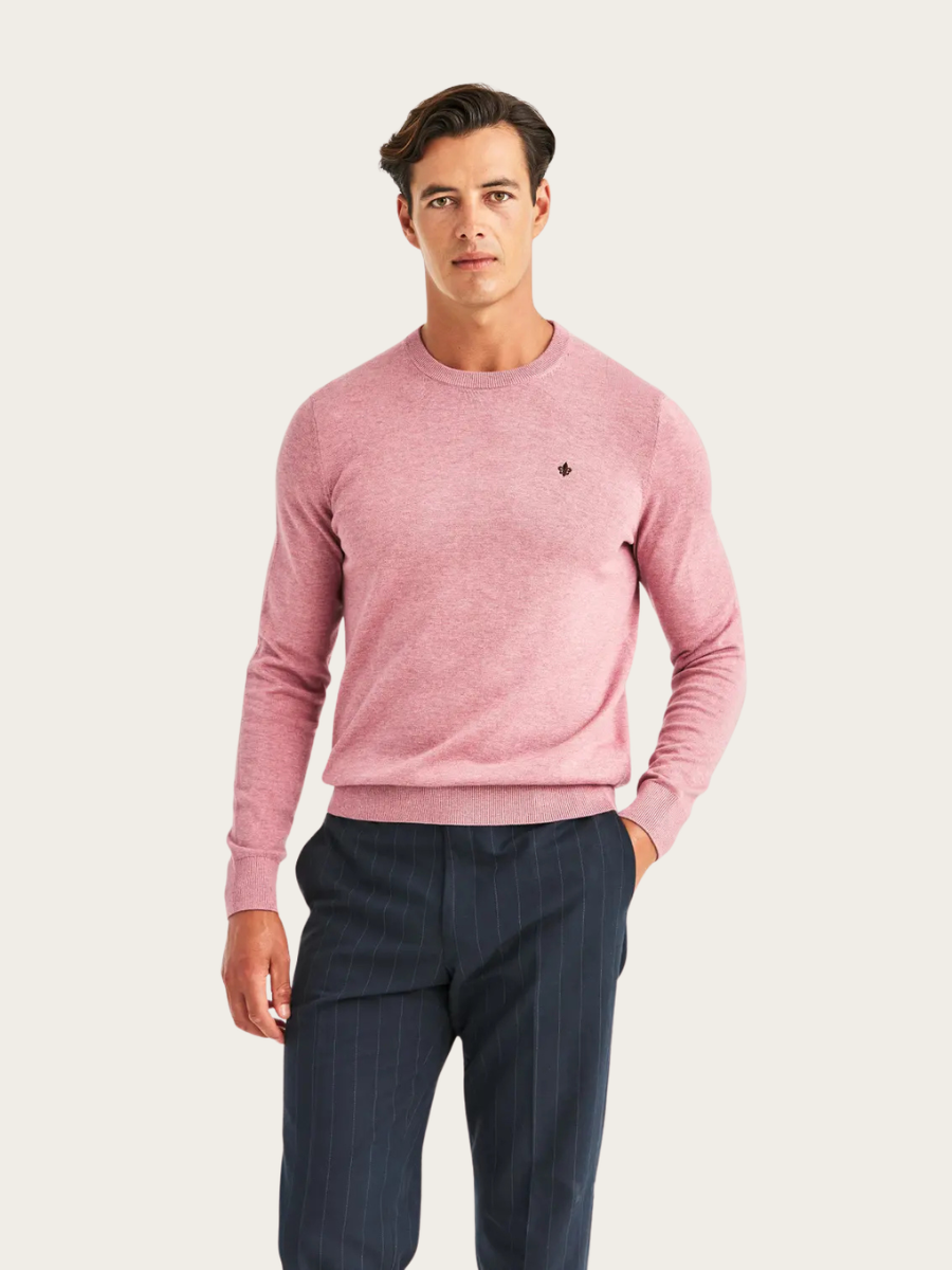 RILEY ONECK KNIT, PINK