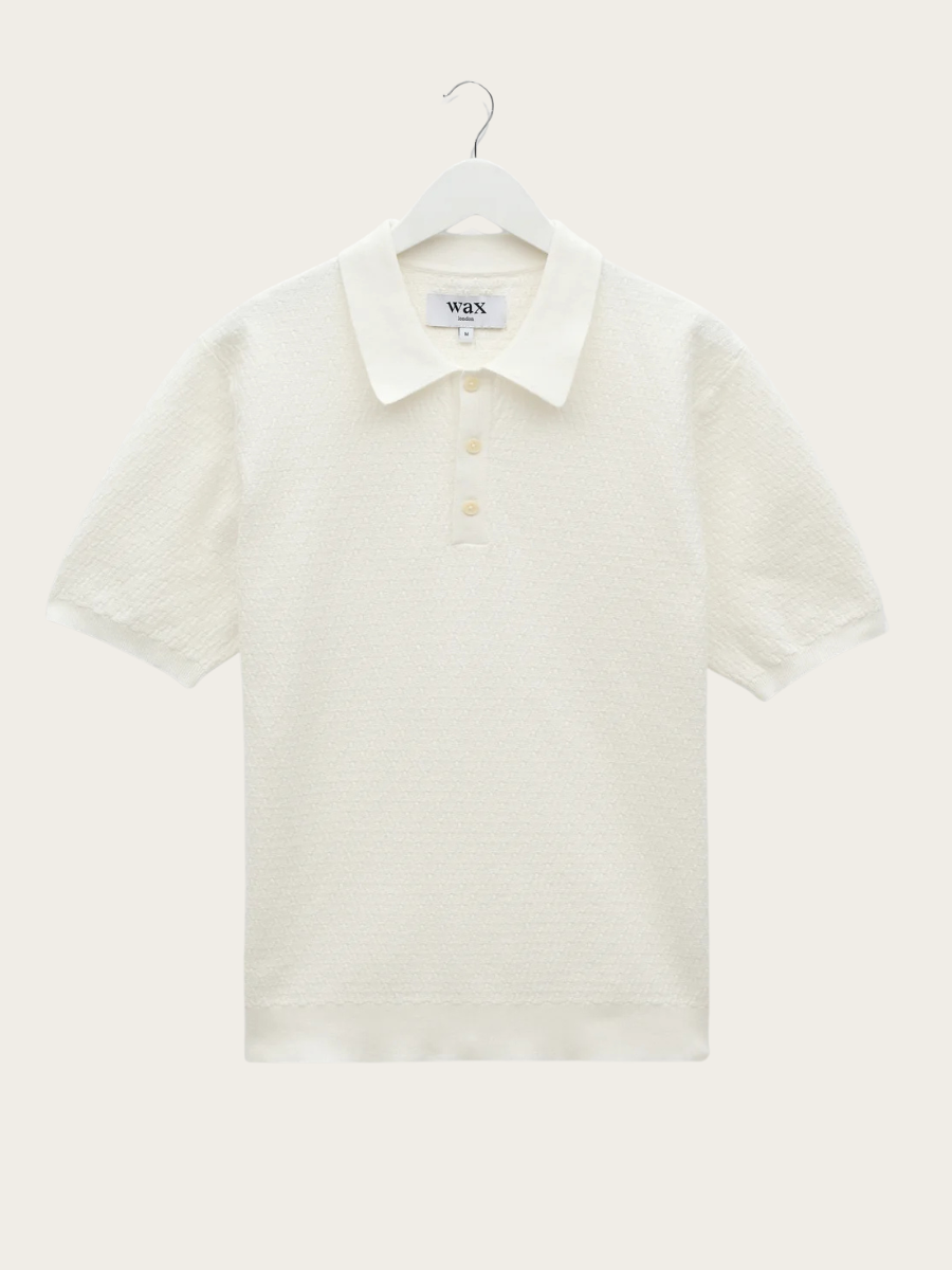 NAPLES SS POLO, ECRU