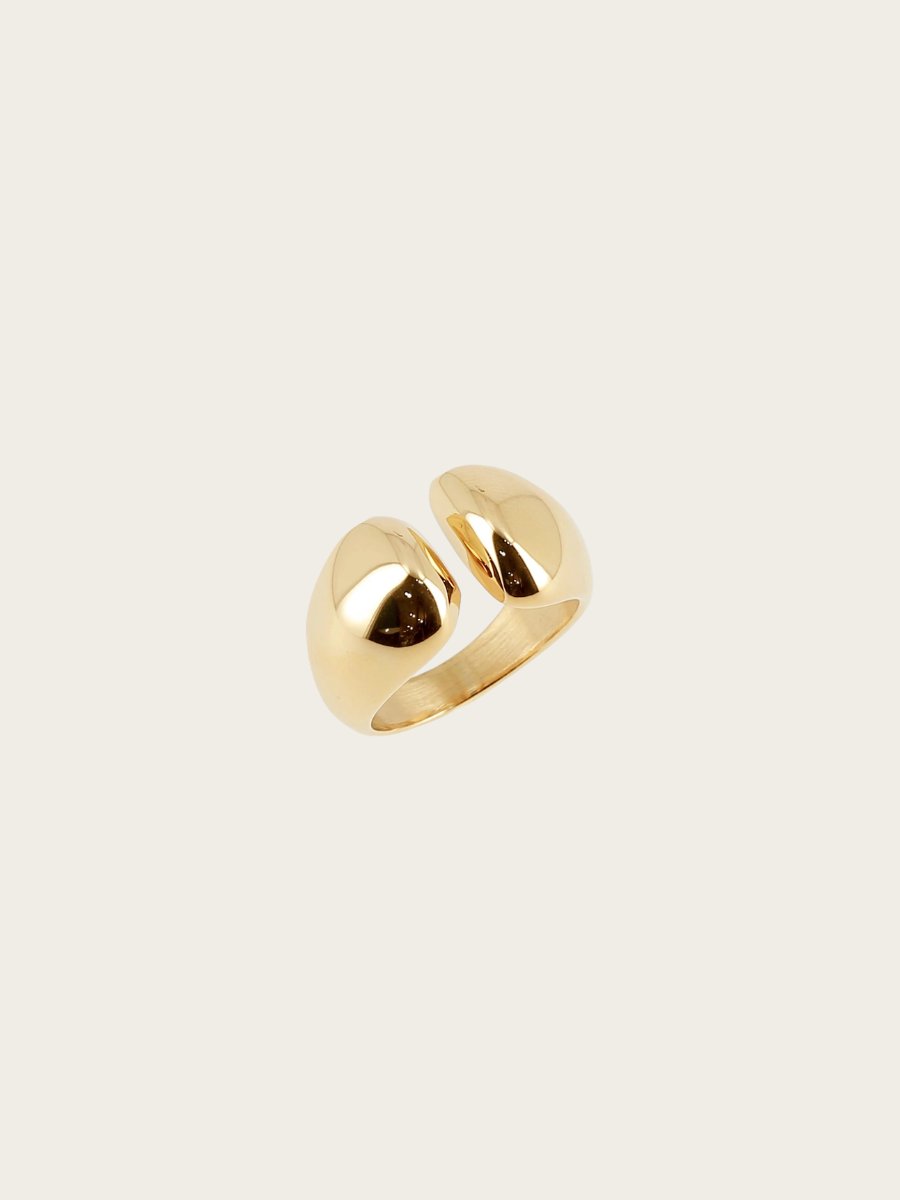 URANO RING, GOLDPLATED