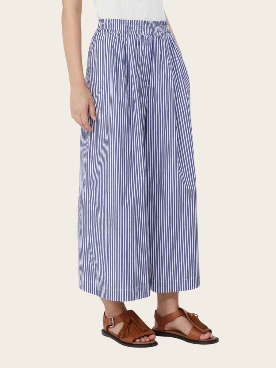 OTTONE TROUSERS, NAVY STRIPE