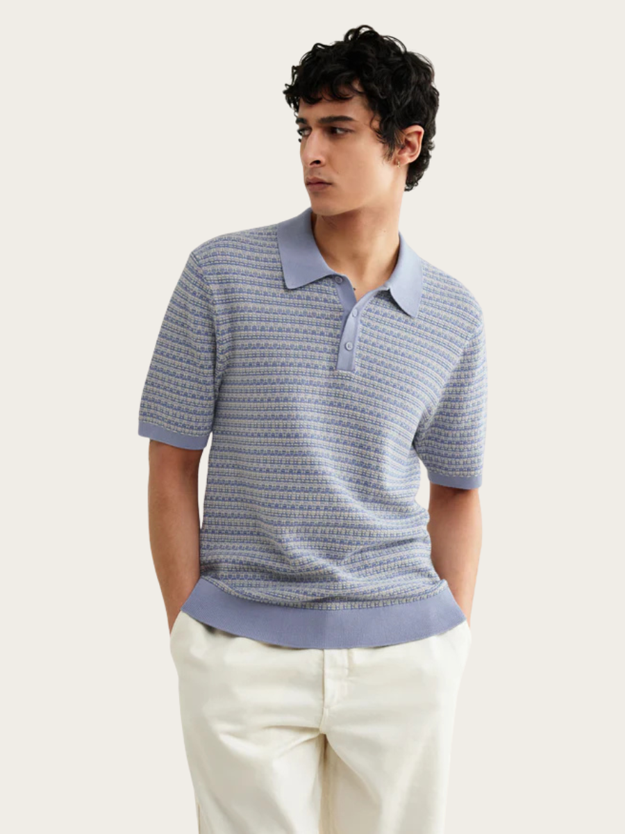 NAPLES SS POLO, LIGHT BLUE