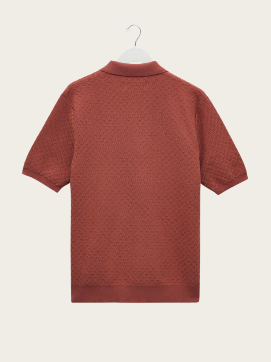 NAPLES SS POLO, RUST