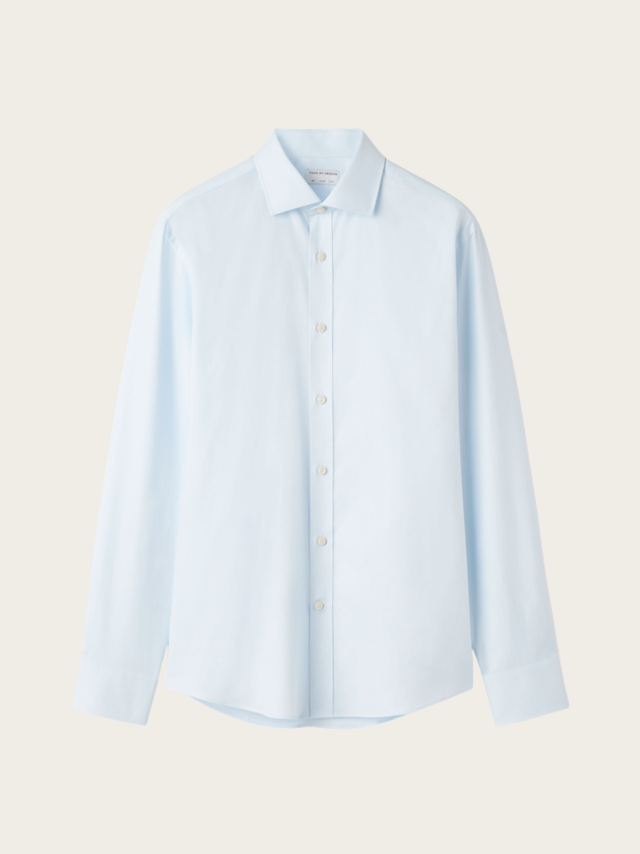 ADLEY C CUTAWAY SHIRT, LIGHT BLUE