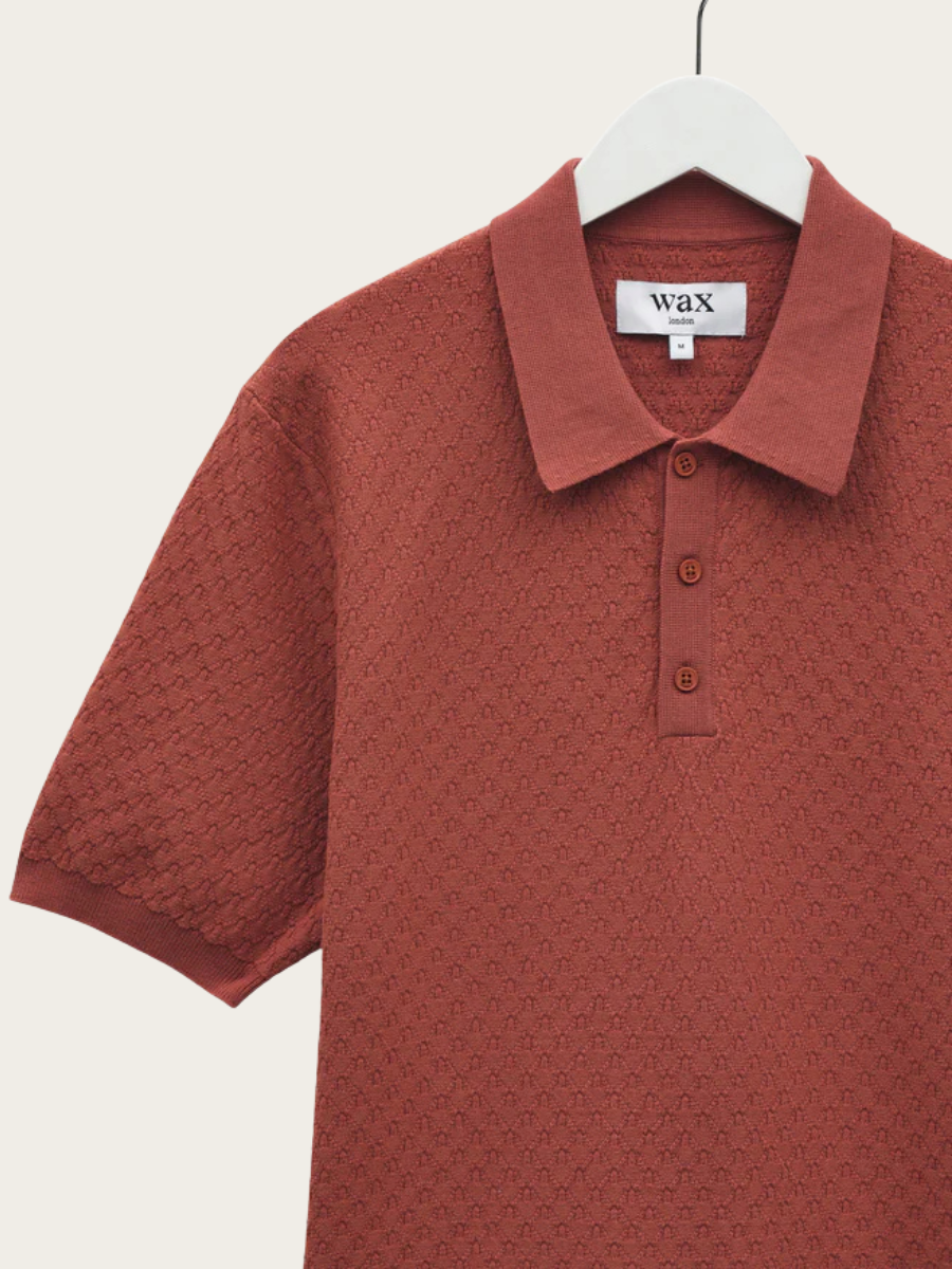 NAPLES SS POLO, RUST